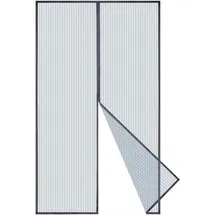 luxuskollektion Fliegengitter Magnet Insektenschutz Tür 140 x 240 cm Grau