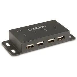 Logilink USB 2.0 Hub mit 4-Ports aus Metall