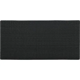 vidaXL Bartisch mit Regal 120 x 60 x 110 cm Schwarz