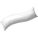 BILLERBECK Seitenschläferkissen Sinus - für die Schwangerschaft in weiß - 30 x 130 cm - Stillkissen