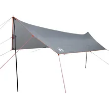 vidaXL Tarp 1 Stück 4,60 x 3,05 x 2,10 m Grau/Orange