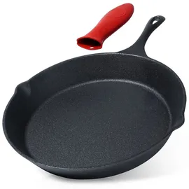 VILDE Gusseisenpfanne Grillpfanne 30 cm