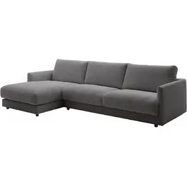 Schöner Wohnen Ecksofa "Garbo, L-Form, Breite 292 cm", grau (schwarz, grau), B:292cm H:85cm T:170cm, 88% Polyester, 12% Polyacryl, SCHÖNER WOHNEN-KOLLEKTION, Sofas, Ecksofa, 5 Jahre Hersteller-Garantie