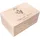 Creative Deco Personalisiert Kommunion/Konfirmation/Jugendweihe Geschenke für Mädchen und Jungen - Holzkiste | Blumen Motiv | Individuelle Geschenk Erinnerungsbox | Konfirmation Erstkommunion Deko
