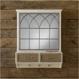 Hti-Living Wandspiegel 1 x 1 cm Braun