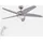 Westinghouse Bendan 132 cm Deckenventilator Silber