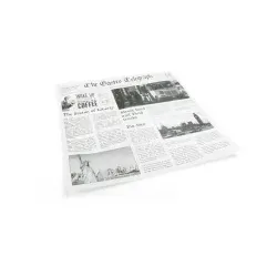 Sier Disposables Pergamentpapier News Paper, 300 Stück Maße ( L x B ): 300 x 300 mm