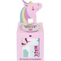 Folia Stickerrolle Unicorn 4 m mehrfarbig