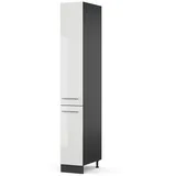 Vicco Apothekerschrank 30 x 207 x 58 cm Weiß