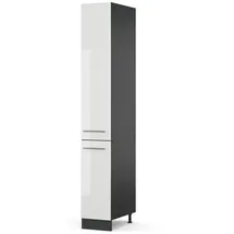 Vicco Apothekerschrank 30 x 207 x 58 cm Weiß