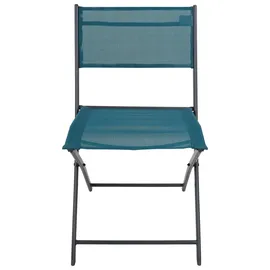 VCM Gartenstuhl 45 x 45 x 0 cm blau 2 St.