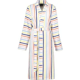 CAWÖ Bademantel 3343 weiß-multicolor S