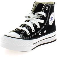 Converse Chuck Taylor All Star Lift Platform Sneaker, Black/White/Black, 27