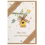 bsb Nature Card Geburtstag Vogelhaus