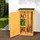 Tectake Gartenschrank 0,75 x 0,56 x 1,18 m Braun