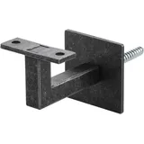 halcö Handlaufträger 78 cm Stahl schwarz