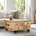 vidaXL Couchtisch Raues Mangoholz Braun x x 40