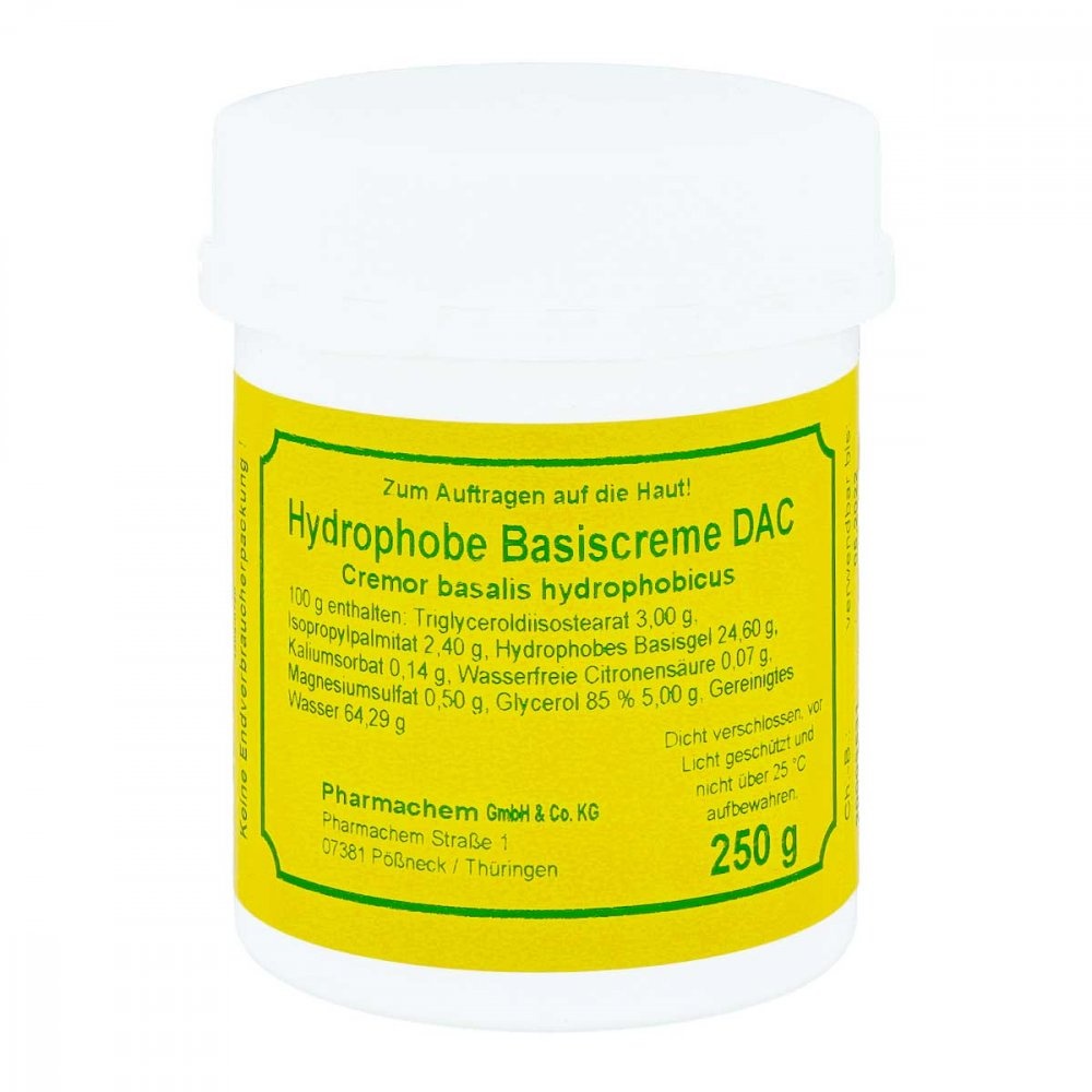 Hydrophobe Basiscreme Dac