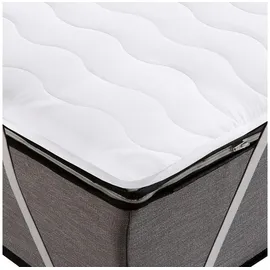 Traumschlaf Basic Matratzenauflage 90 x 200 cm weiß