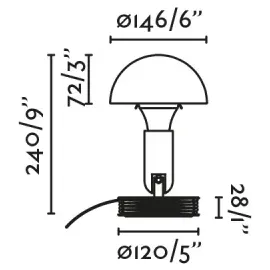 faro BARCELONA BELA Schwarz