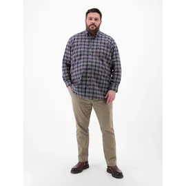 Lerros Langarmhemd »LERROS Kariertes Flanellhemd in Übergrössen