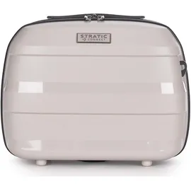 Stratic Straw + Beauty Case Beige