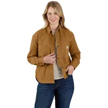 CARHARTT Rugged Flex Duck Overshirt 106621 carhartt brown - S