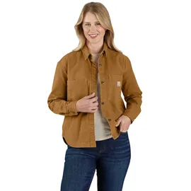 CARHARTT Rugged Flex Duck Overshirt 106621 carhartt brown - S