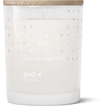 Skandinavisk SNÖ Duftkerze 200 g weiß/silber
