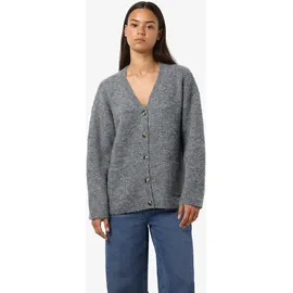 Noisy May NMDOLLY L/S KNIT CARDIGAN FWD NOOS Grau M