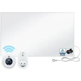 bringer-germany Bringer Infrarotheizung 1200 (BRIH1200) / BRTF: Funk Thermostat und Fernbedienung / Weiß