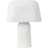 Beliani Tischleuchte, Weiß, Papier, 30x43x30 cm, Lampen & Leuchten, Innenbeleuchtung, Tischlampen, Tischlampen
