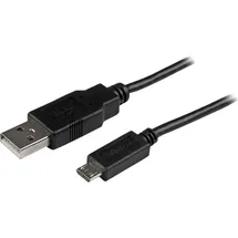 Startech USB 2.0 Kabel (USBAUB2MBK) - Sync- & Ladekabel, Usb-a Micro-b, 2 m, Schwarz