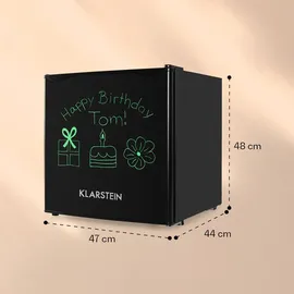 Klarstein Spitzbergen Kühlschrank (46 l, 0 mm hoch, Schwarz)