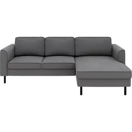Home Affaire Eckcouch Cord 2-Sitzer Grau