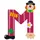 Sevi Holzbuchstabe M Clown