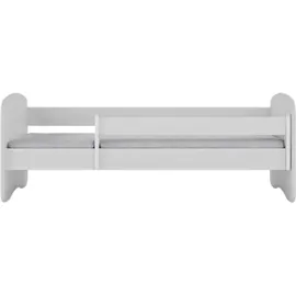 les tendances Kinderbett Feuerwehr 80 x 160 cm MDF weiß