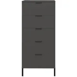 58 aufm Kessel Kommode Erna 51 x 123 x 45 cm Anthrazit