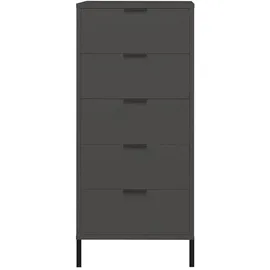 58 aufm Kessel Kommode Erna 51 x 123 x 45 cm Anthrazit