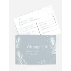 Antwortkarten für Ihre Feier selbst gestalten mit Spruch und Fotos im Onlinedesigner bei Meine-Kartenmanufaktur.de