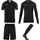 Uhlsport Reaction Torwartset Trainingsanzug Schwarz/Anthra 128