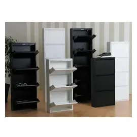 VCM ebuy24 Pisa 8 Klappen Metall schwarz.