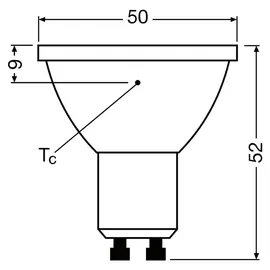 LEDVANCE LED-Reflektorlampe 6W GU10 4000K 1 St.