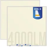 LECOM LED Panel 2er Set quadratisch warmweiss