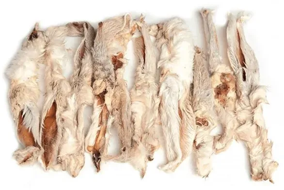- Rabbit Ears with Fur - 1kg