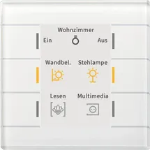 MDT BE-GT20W.02 Glastaster II Smart Farbdisplay Weiß