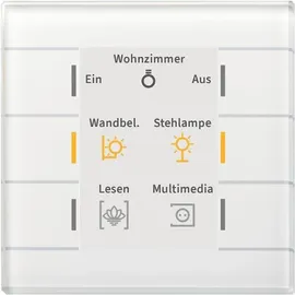 MDT BE-GT20W.02 Glastaster II Smart Farbdisplay Weiß