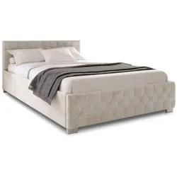 Polsterbett Nizza - Beige