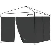 Sekey 2PCS Seitenwände für Pavillon 3x3 Wasserdicht Winterfest, Seitenwände