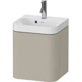 Duravit Happy D.2 Plus Möbelwaschtisch c-shaped mit Unterbau, wandhängend 400 x 360mm